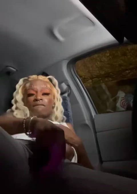 Amateur Car Caught Ebony Exhibitionism Exhibitionist Masturbating Public Voyeur r/CaughtPublic Porn GIF by populardick