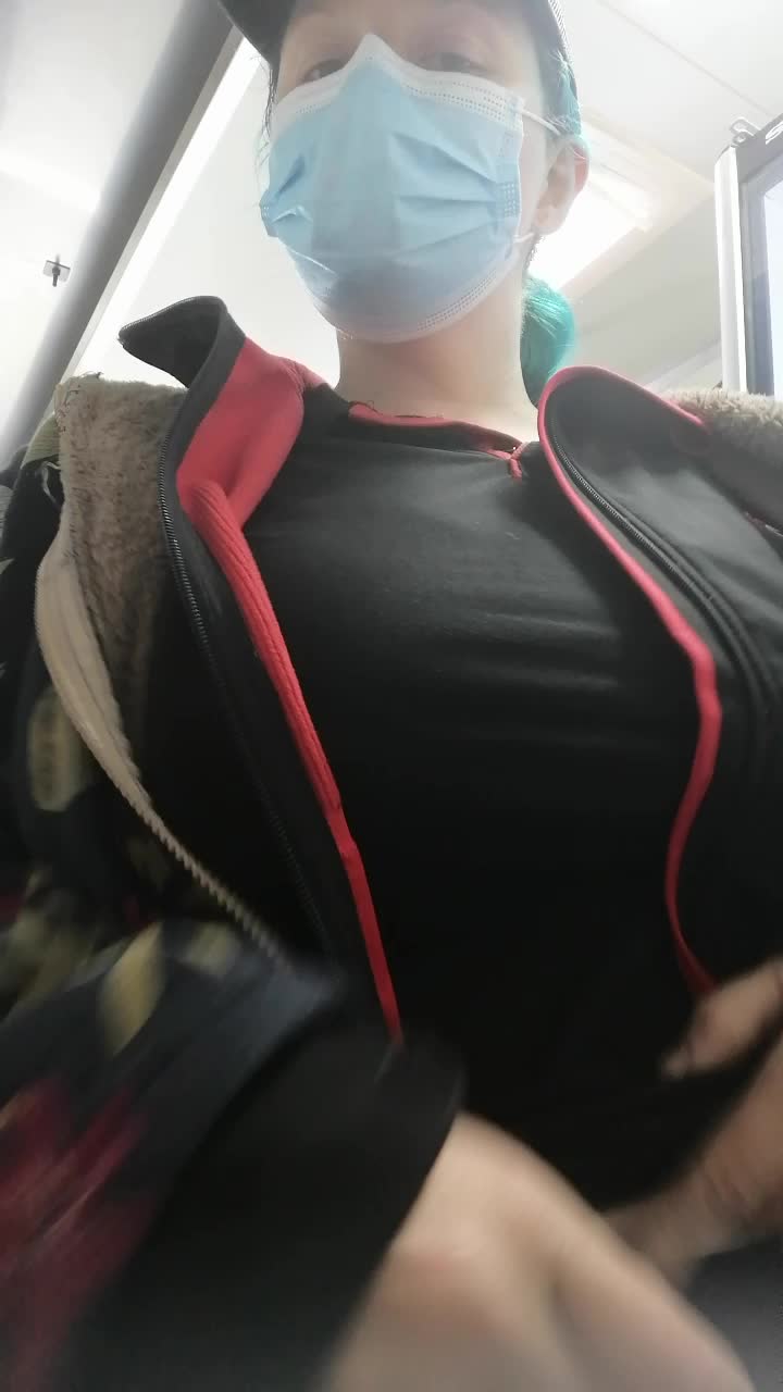 Just another work day.. So happy it's titty Tuesday 🤭🤭