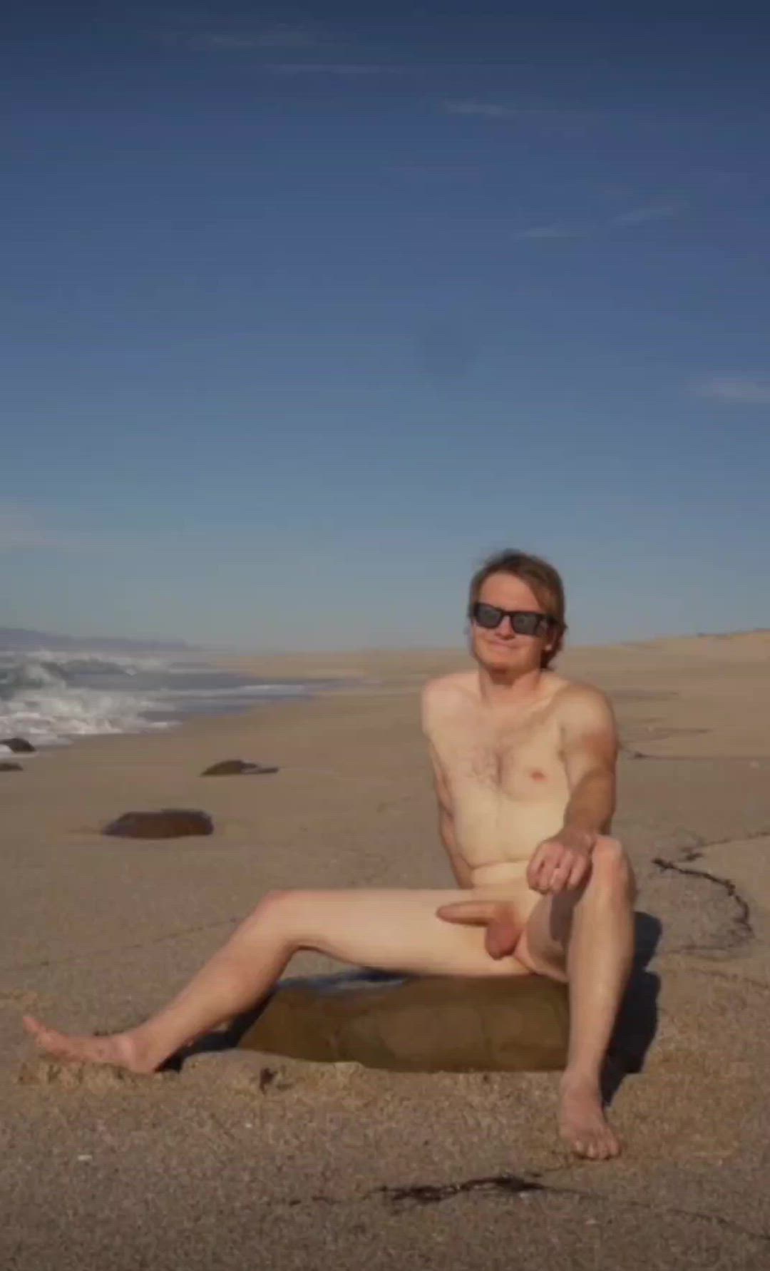 Beach, Beautiful, Couple, Handjob, Homemade, Outdoor