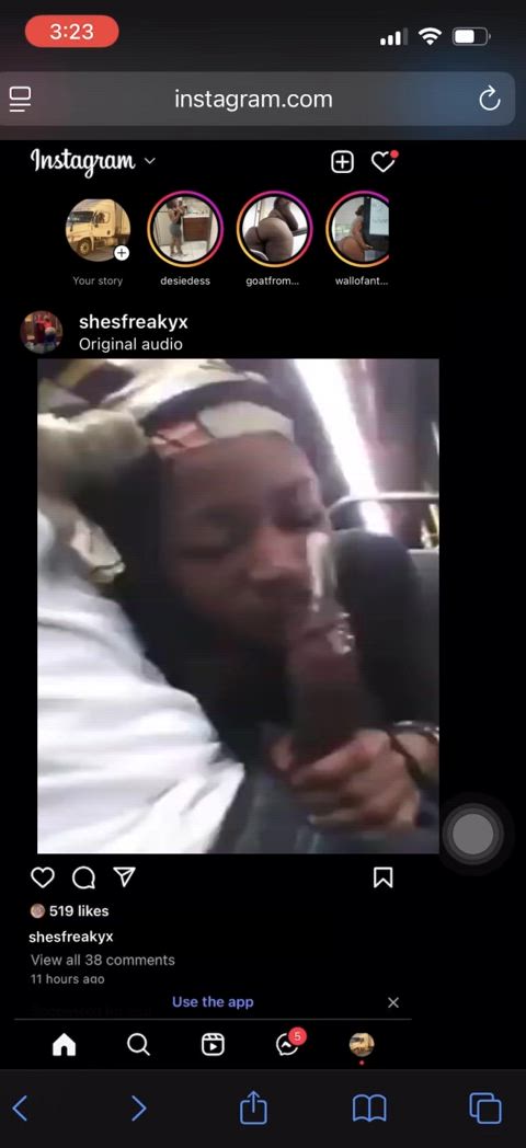 On the bus…. He got a real one