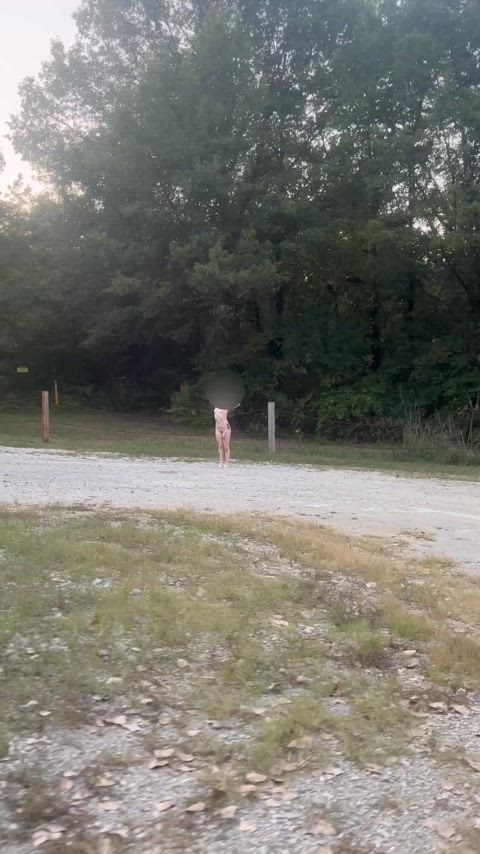 naked hitchhiking is always more fun