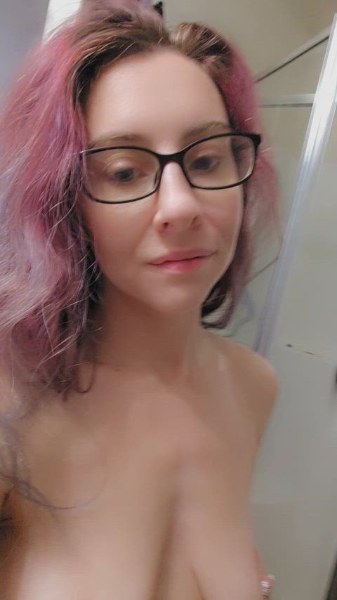 My shower is wet, but my pussy is wetter