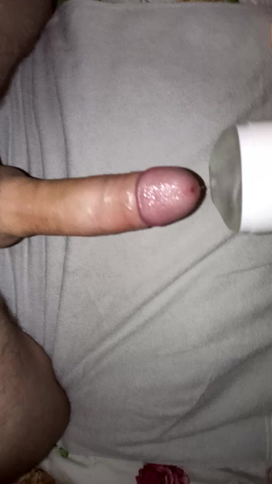 Tipping and penetrating my lovense Max2 during a session