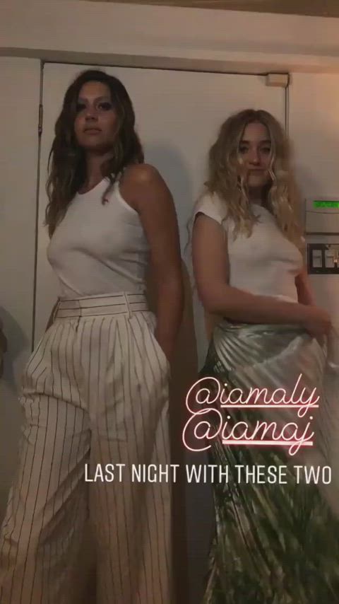 Allison  and Amanda Michalka