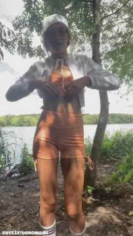 Ass Big Ass Butt Plug Exposed Masturbating Outdoor Public Pussy Teen Porn GIF by duromami