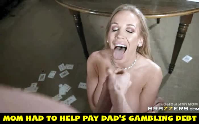 Dad lost a lot of money in poker and Mom had to help pay off some of it