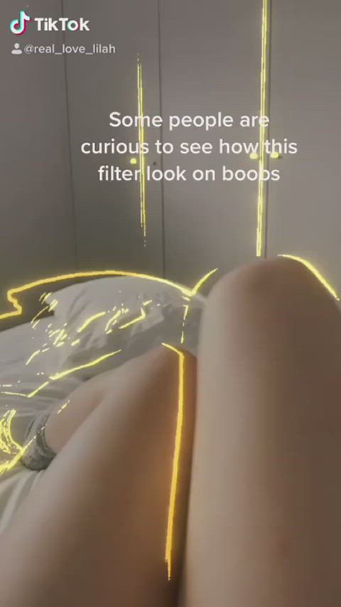 Amateur Big Tits Bouncing Tits Curly Hair Huge Tits Natural Tits Petite Teen TikTok Titty Drop Porn GIF by populardick