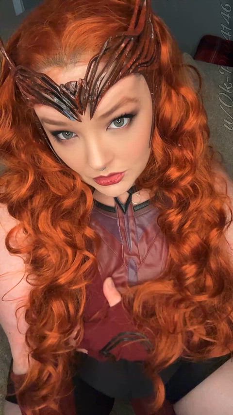 The Scarlet Witch definitely knows how to put her fingers to good use