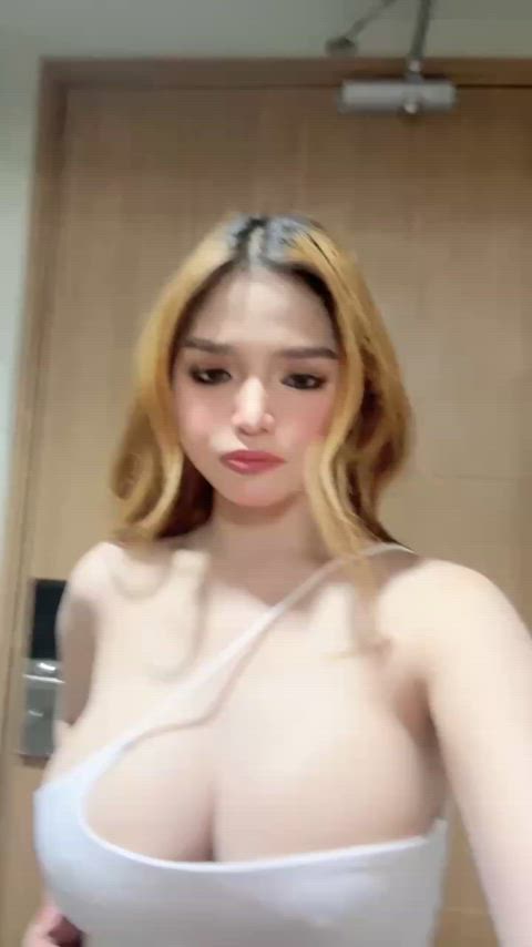 Wish it was you, squeezing it.