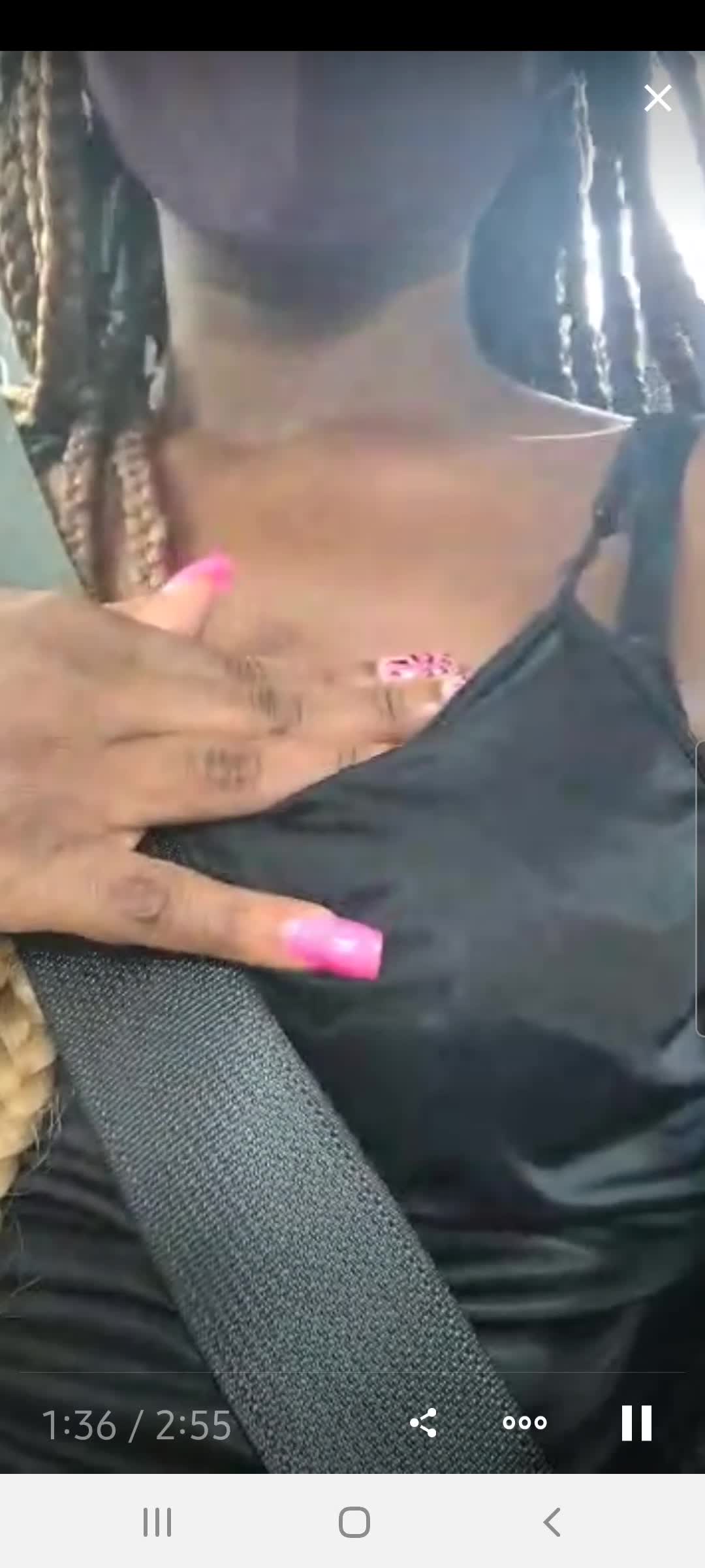 FLASHING THE UBER DRIVER😈