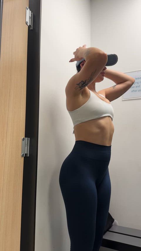 Look what I was wearing under my leggings