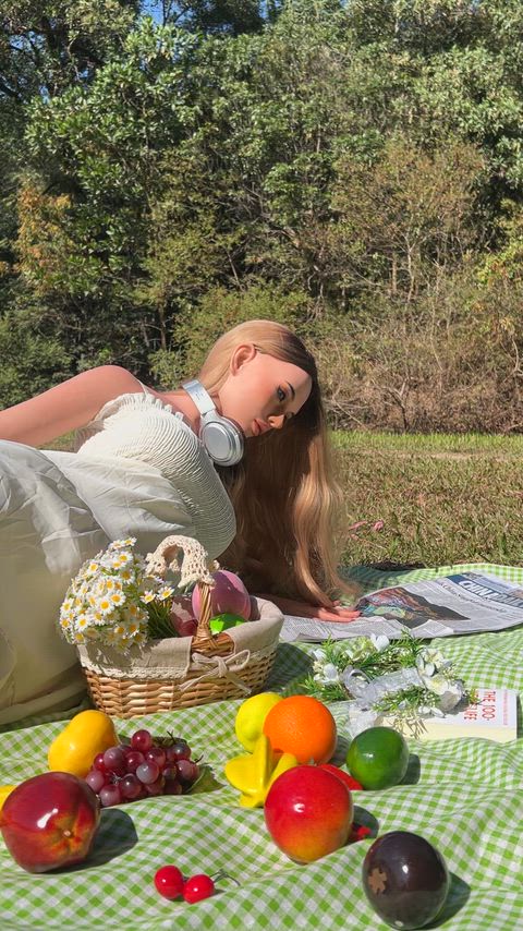 Took her outside for a little fun.