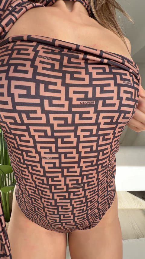 Big Tits Boobs Busty Natural Tits On/Off Tits Porn GIF by hornybunnygf