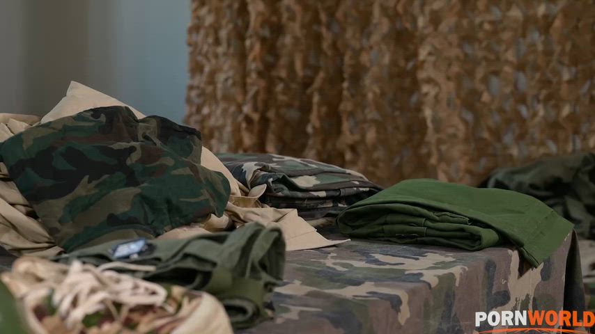 Kitana Lure Livens Up The Army Barracks With Interracial DP