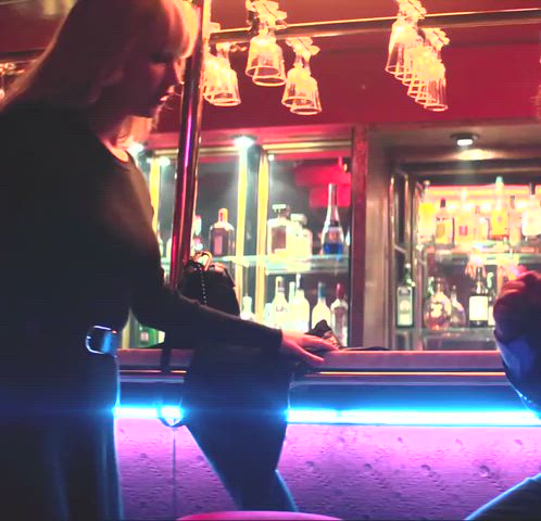 Seductive Jennifer in "Red Sparrow"