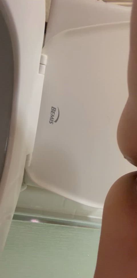 He wanted to see his cum get peed out of me. I peed too. My hole looks blown out trying. I’m shy 🙈