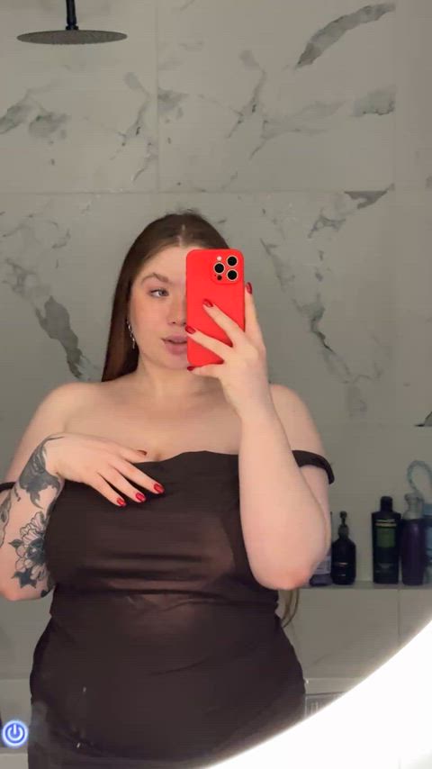 Just me and my big heavy tits