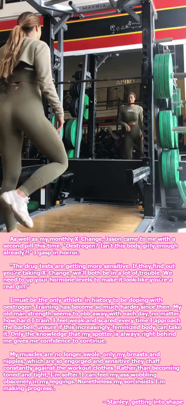 Stanley, now Stacey, getting into shape