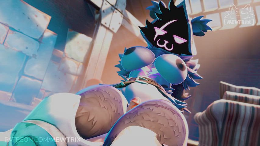Raven's thighjob (Mewtrix)