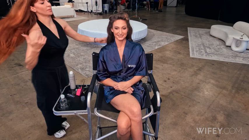 Brandi Johnson - Married MILF Gets Spit-Roasted And Creampied