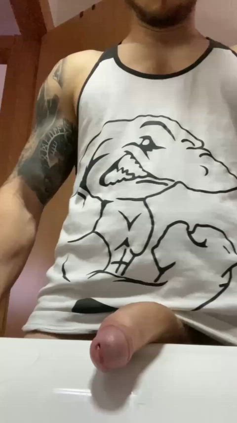 Amateur Big Dick Cock Cum Cumshot Masturbating NSFW OnlyFans Pornstar Solo Porn GIF by boygym