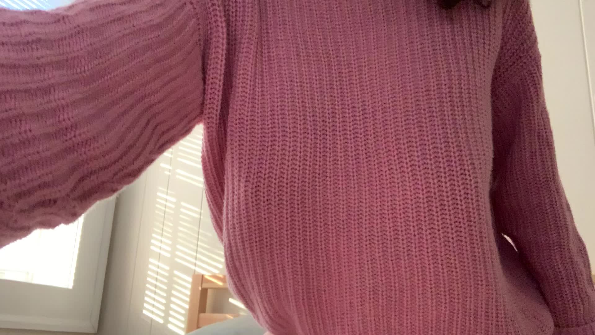 Are we having sex with the sweater on or off?
