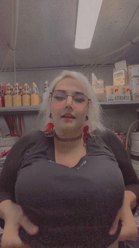 Flashing while bored at work