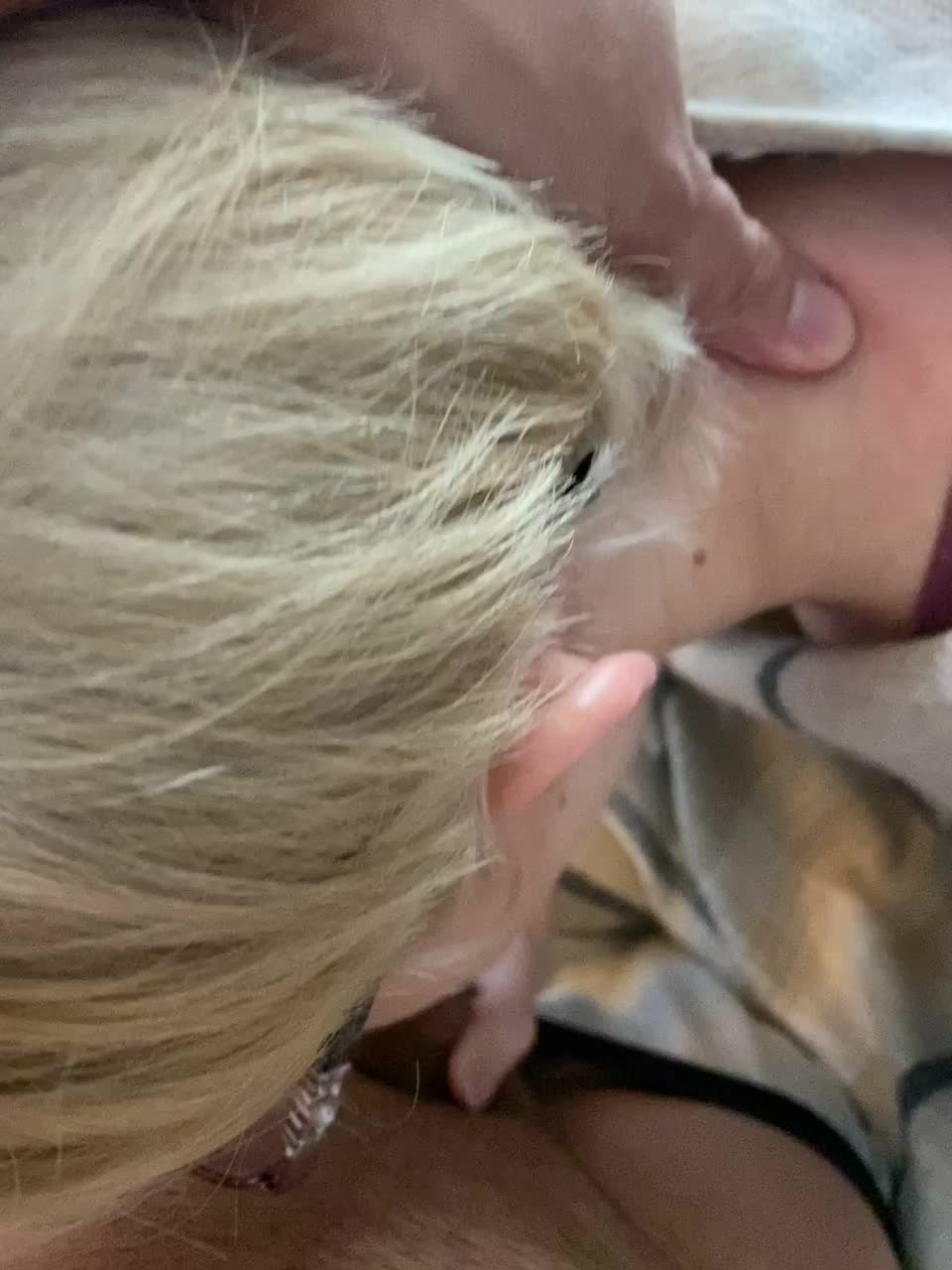 I love when Daddy grips the back of my neck as I suck his cock like a good little girl.
