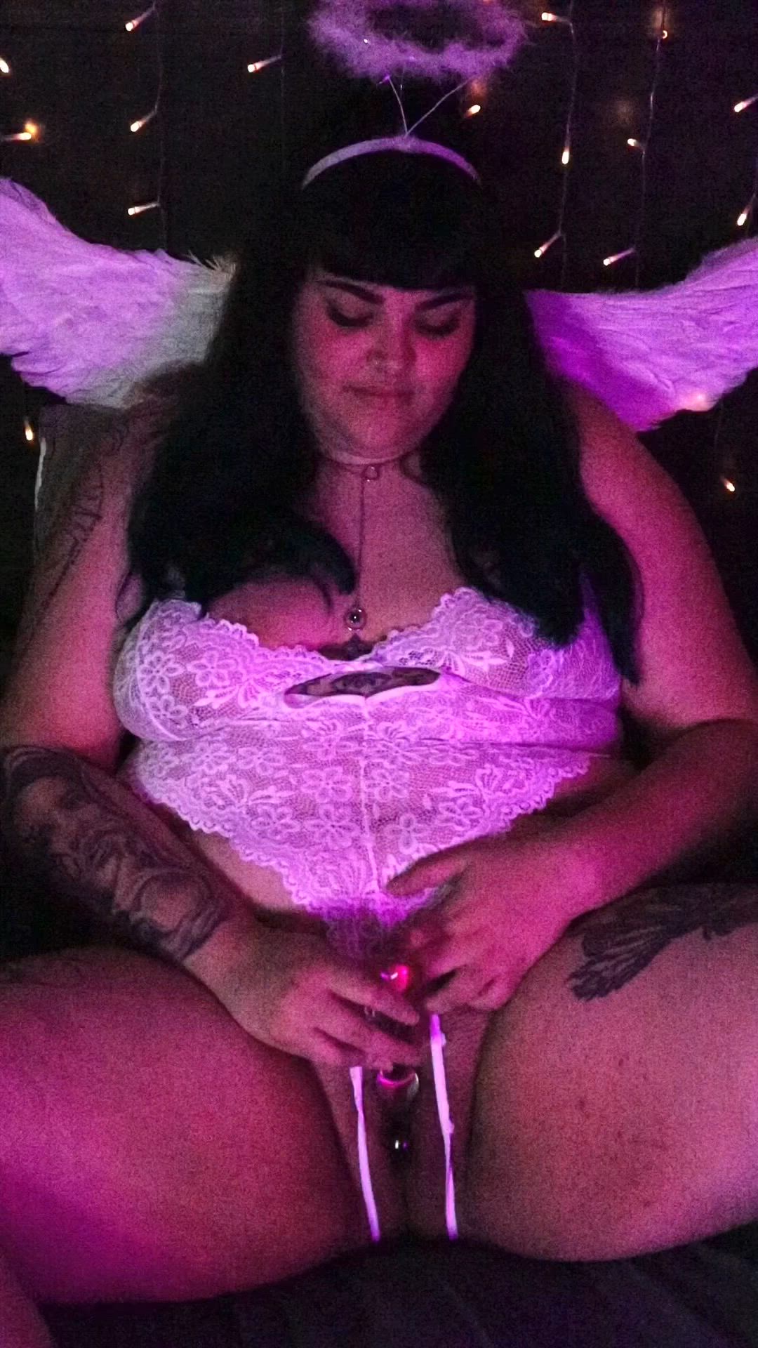 Happy Halloween from this slutty little Angel
