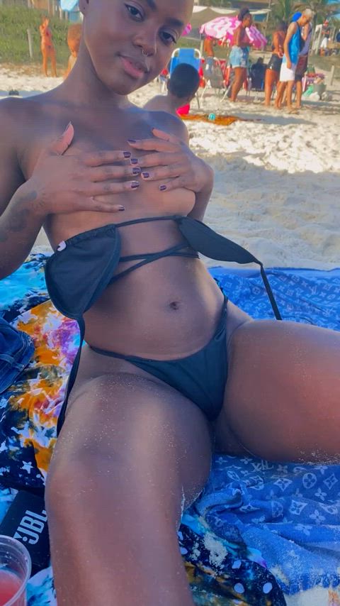 enjoying a beach at leisure