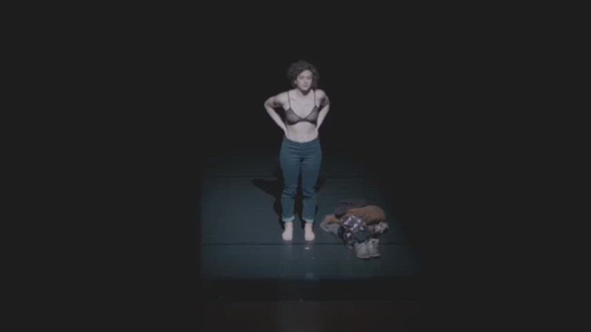 Brunette Natural Tits Nude Art Pale Undressing Porn GIF by swap89