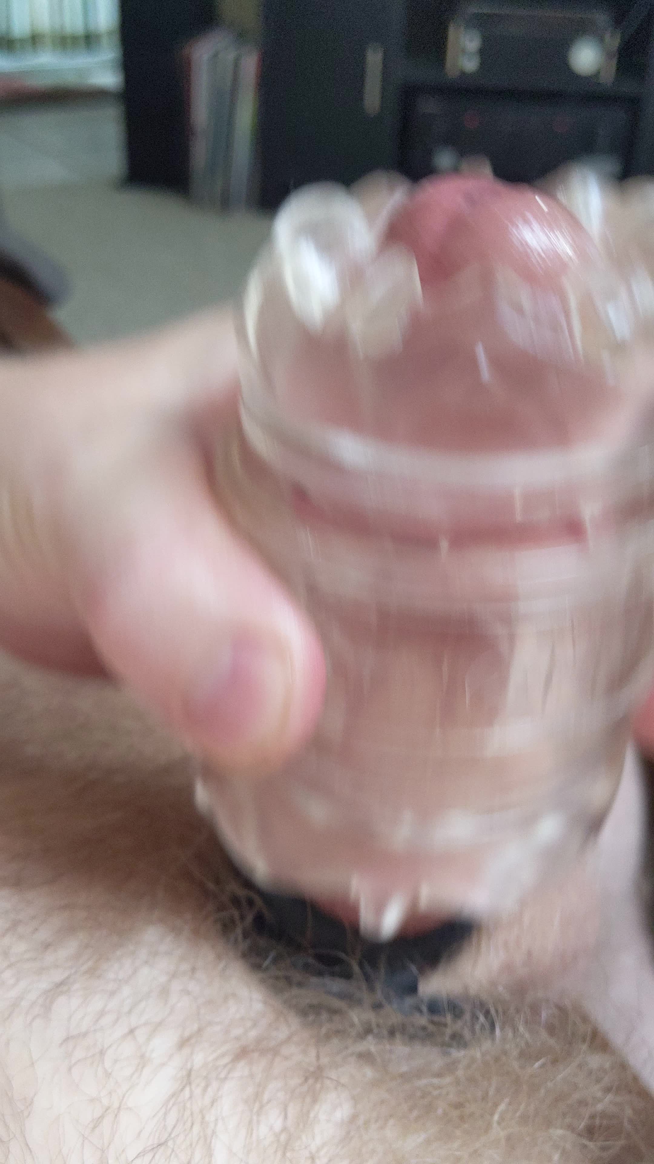 Cumming with my toy