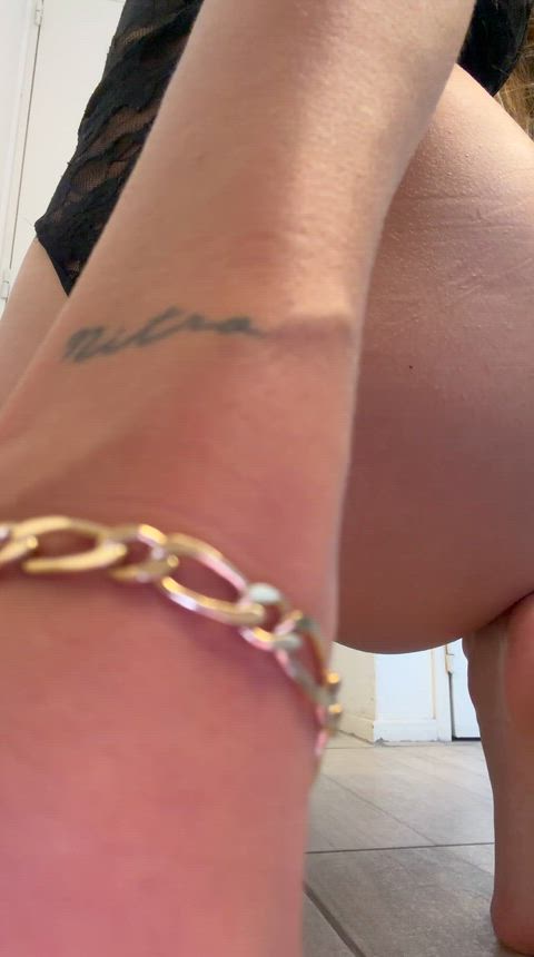 Bending over for your cock