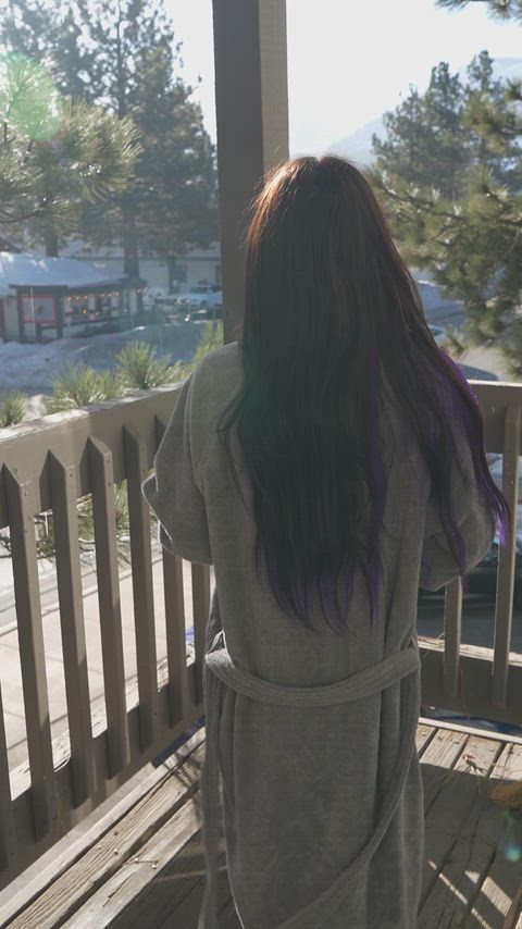 I'm addicted to the attention and being naked