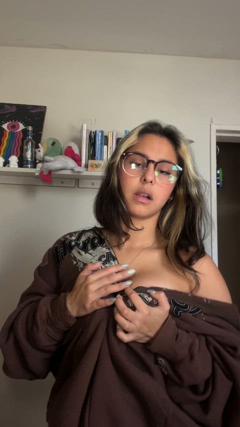 A little drop of my big tits