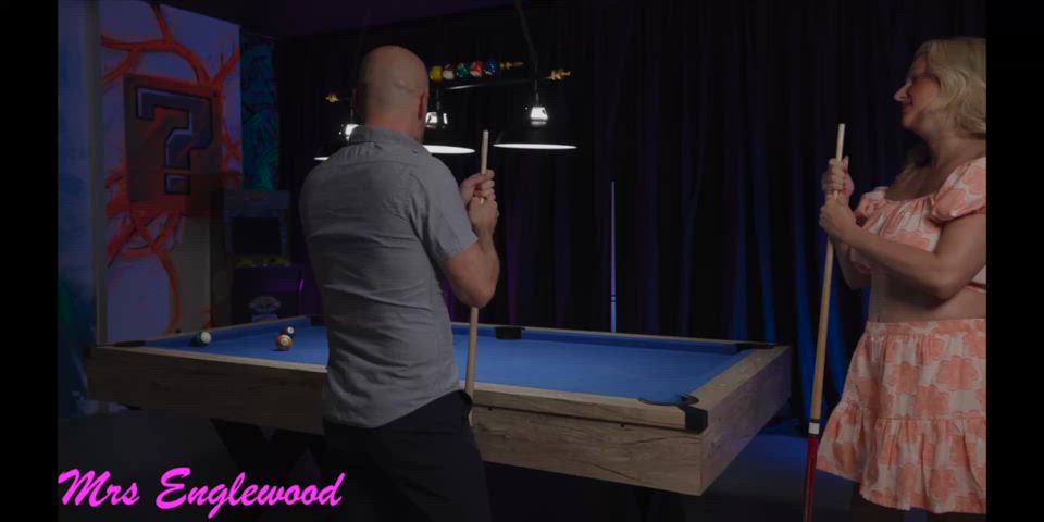 "Pool Table Creampie" I lost a bet to him and had to blow him!