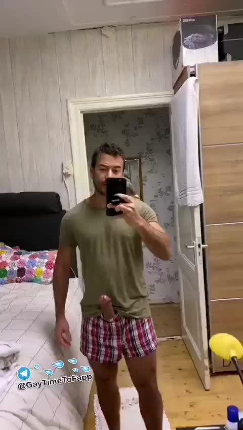 Showing the cock