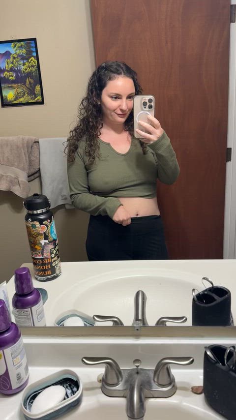I won’t get mad if you get a little cum on my bush