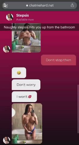 Naughty stepsis hits you up from the bathroom [Part 2] - Nelly Kent