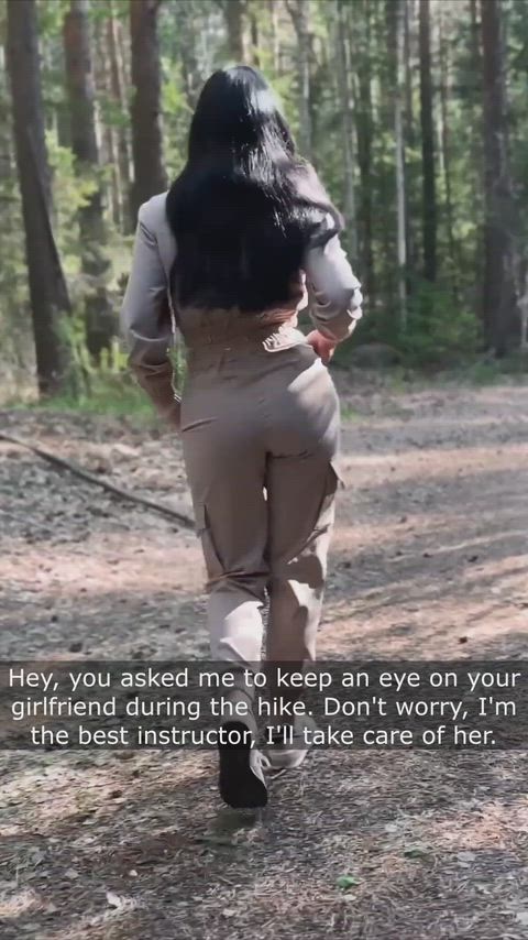 This is what happens when you let a girl go hiking