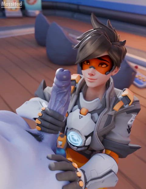 Tracer helping Widowmaker out (Mossited)