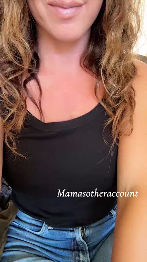 Mom tits can be hidden well