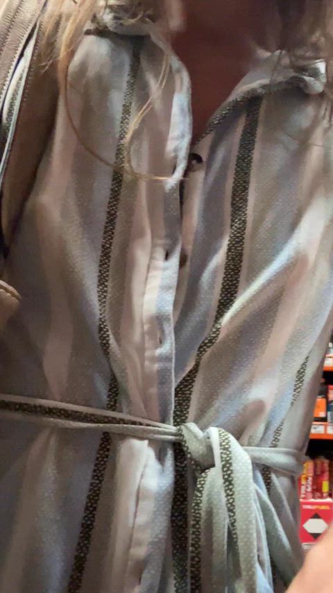 I was so nervous to strip in Home Depot that I almost missed a button!