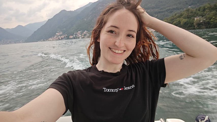 lil flash after swimming in the lake