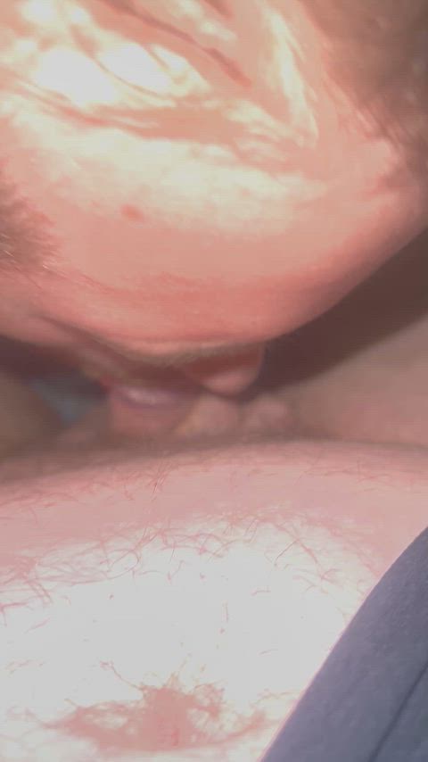 My first time getting sucked, he loved my cock so much