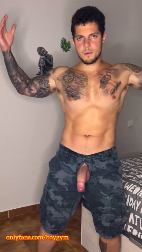 Big Dick Cock Cum Cumshot Gay Masturbating NSFW OnlyFans Pornstar Solo Porn GIF by boygym