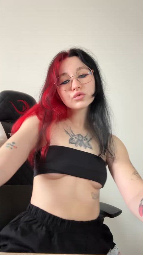 My saliva will fall into your mouth