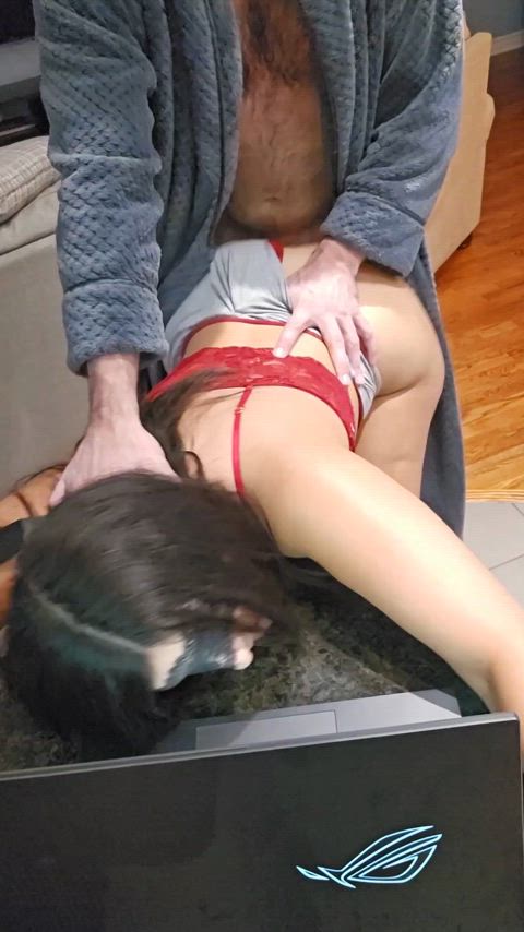 asked my friend for a back massage didnt expect it to be this good
