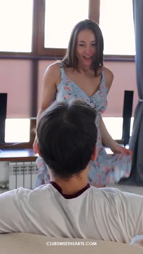 Babe Boobs Cute POV Petite Teen Upskirt Porn GIF by adultprime