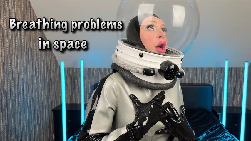 Babe Breath Play Fetish Homemade Kinky Latex Latex Gloves OnlyFans Rubber Solo Porn GIF by missfetilicious